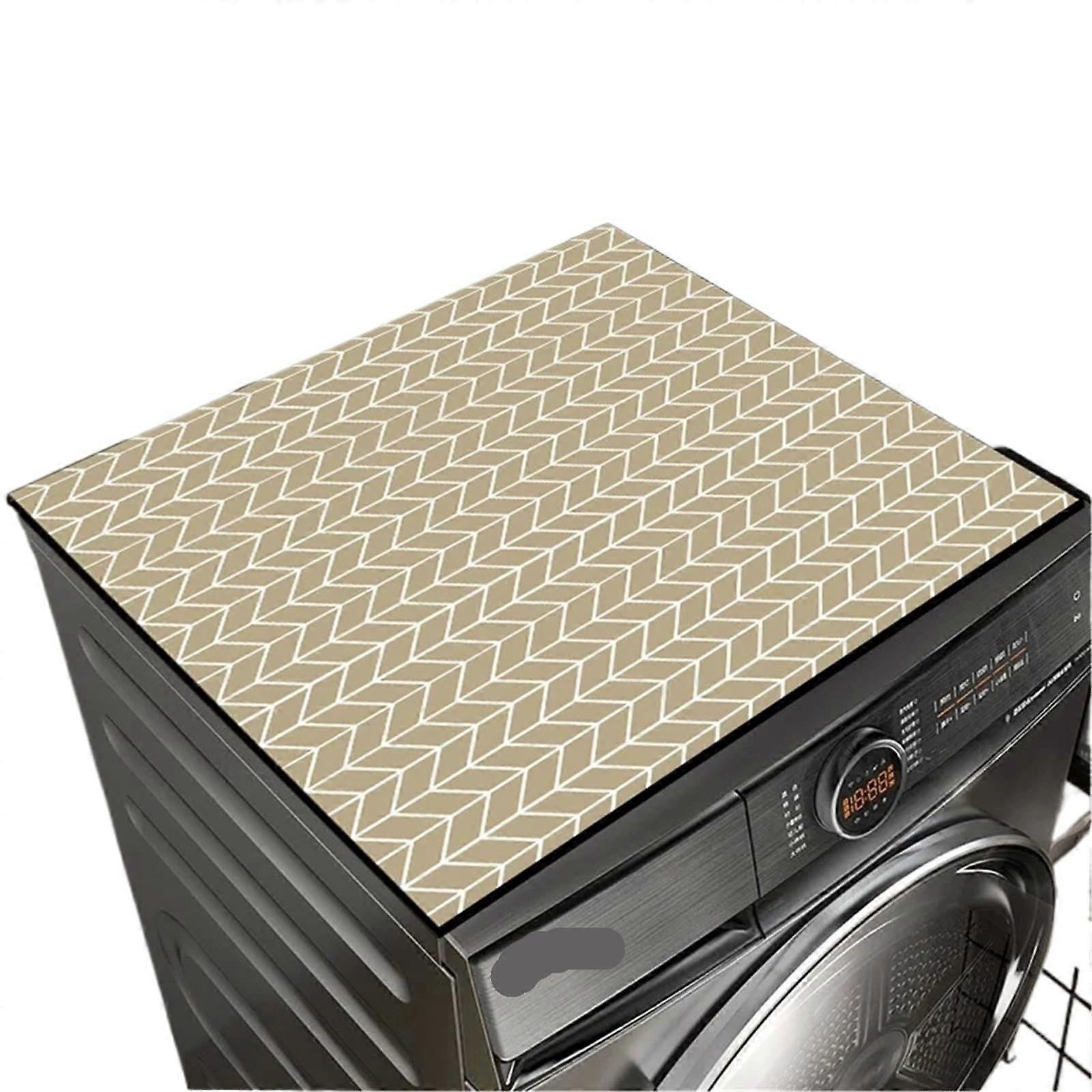 Waterproof Washing Machine Cover Mat 40x50cm Dust Proof Non Slip Laundry Protector