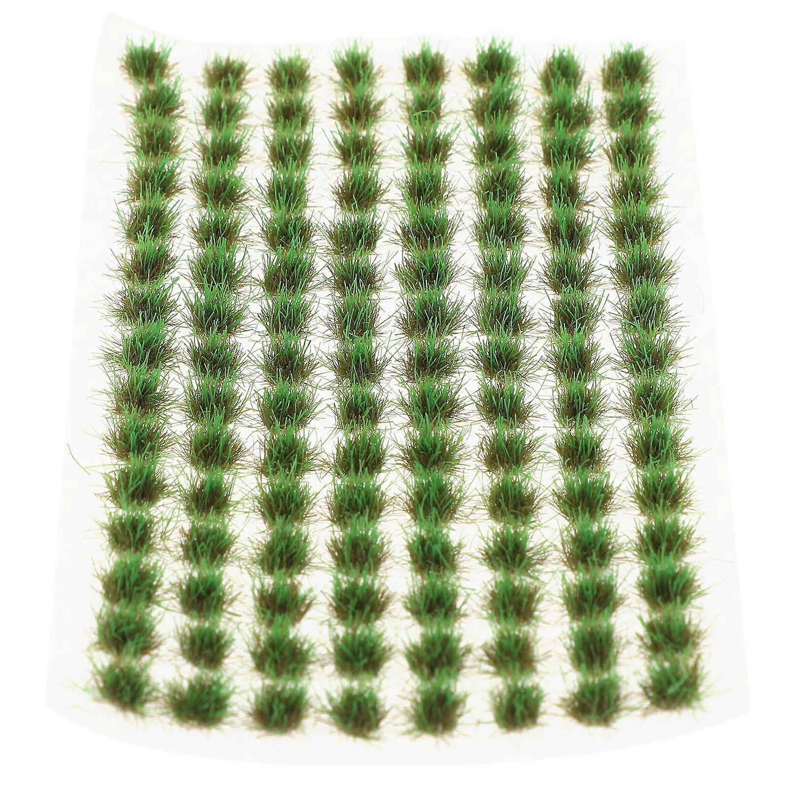 Diorama Grass Static Grass Tuft for Decoration 3 Boxes Green Miniature Bases