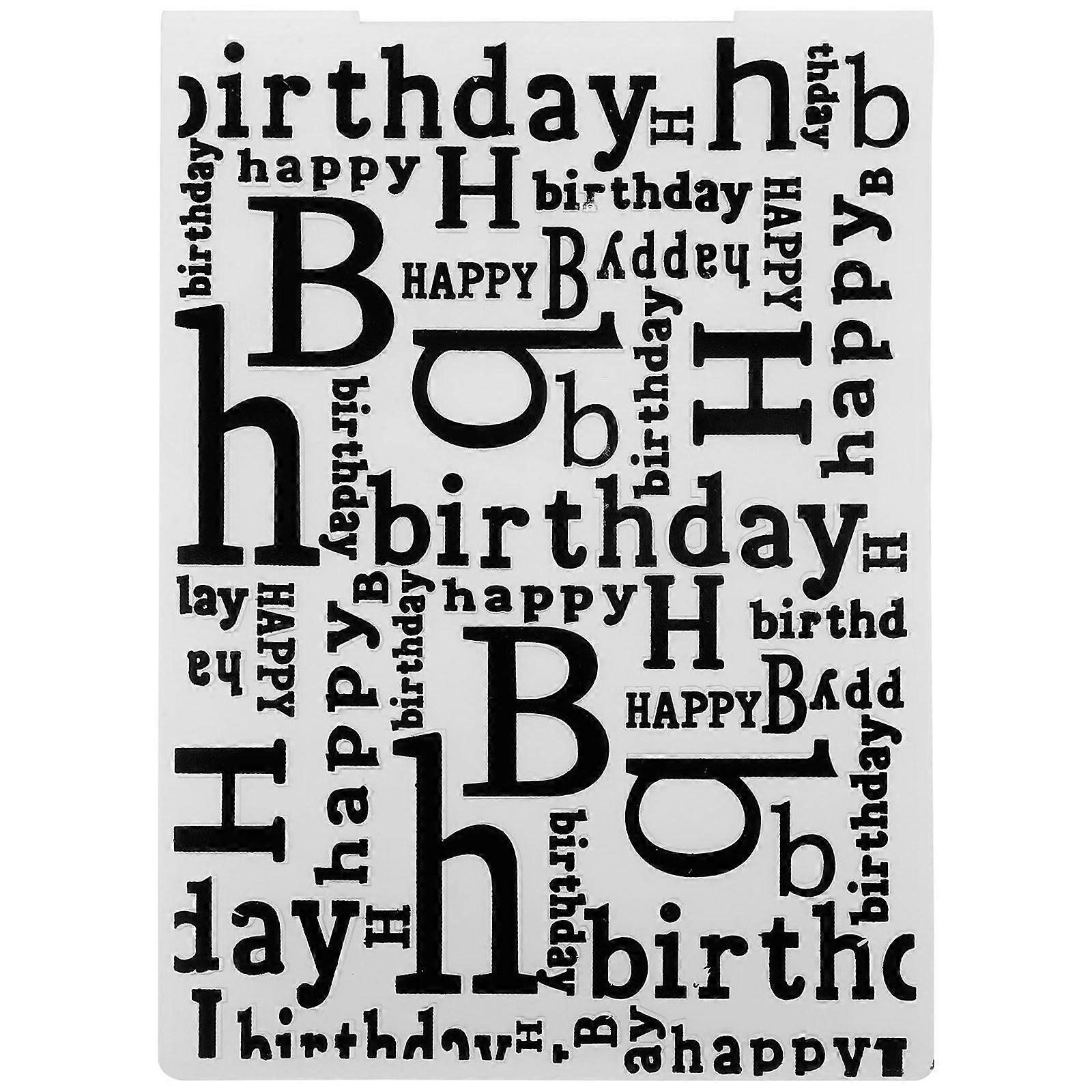 DIY Embossing Folder Plastic Embossed Foldable Template DIY Scrapbooking Stencil