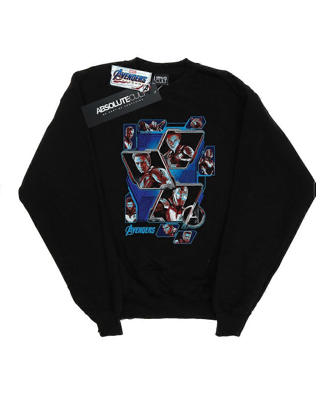 Marvel mujeres Vengadores Endgame héroe paneles sudadera