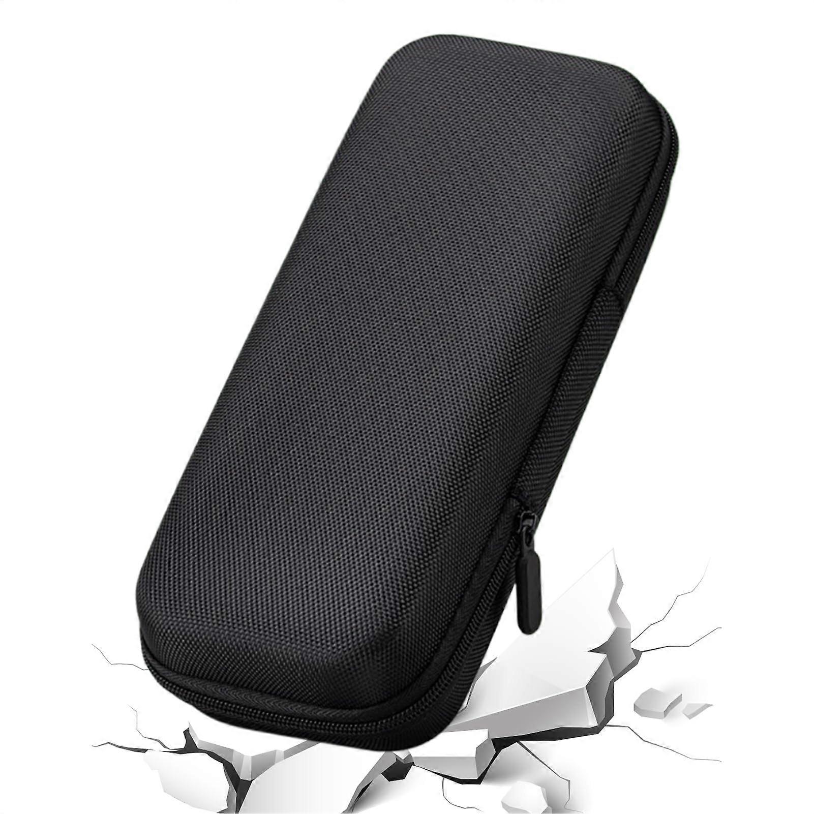 Shockproof Portable Hard Drive Case with Adjustable Handle, Lightweight Cylindrical Travel Storage
