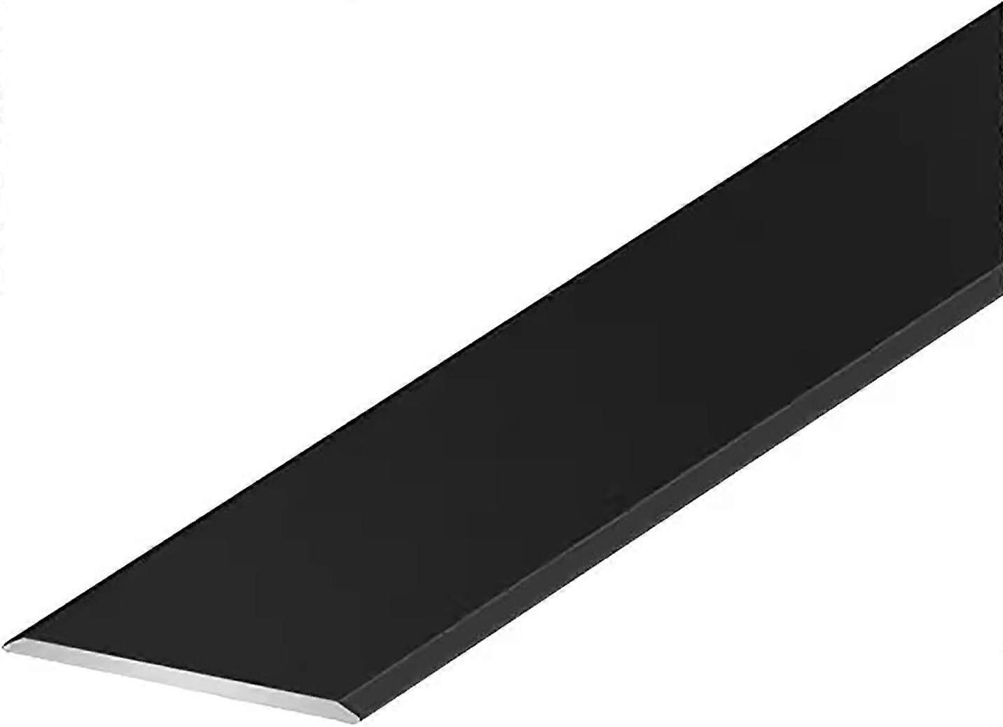 Matte Black Aluminum Floor Transition Strip 90cm Door Threshold for Laminate Flooring
