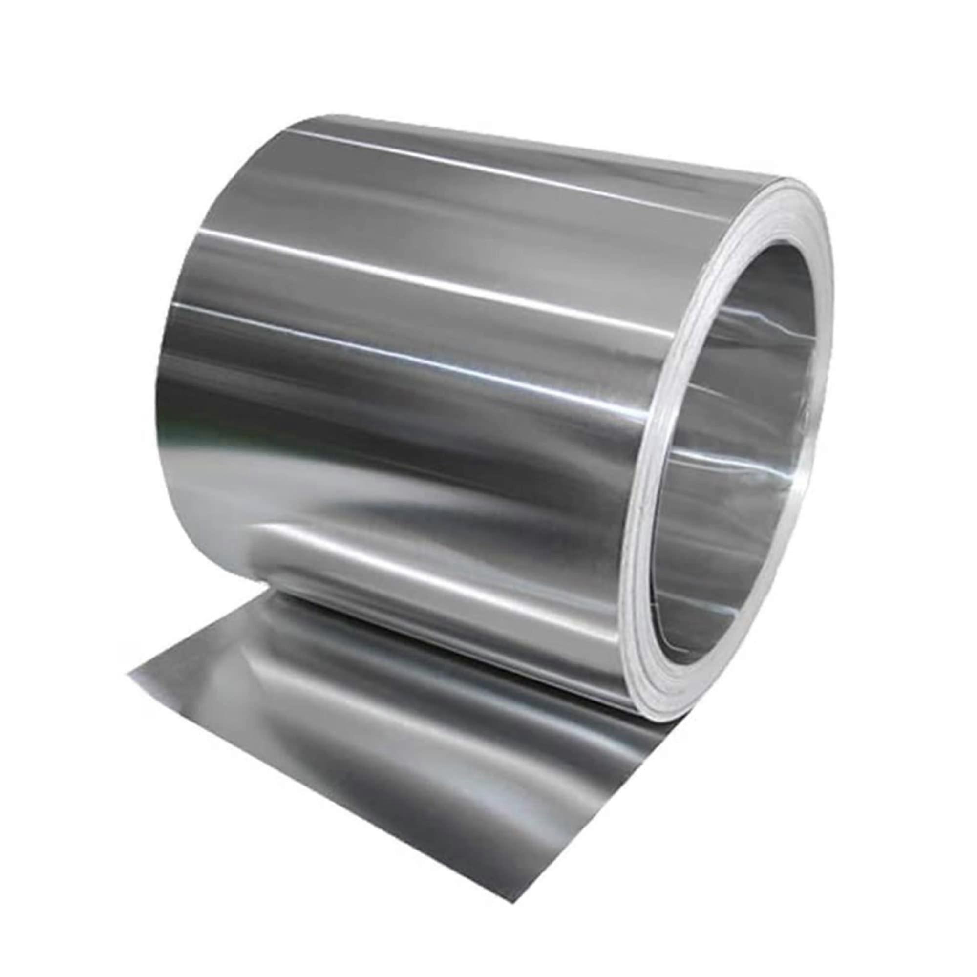 Stainless Steel Sheet Roll 2x20x5000mm  Toughness for DIY Projects and Electronics