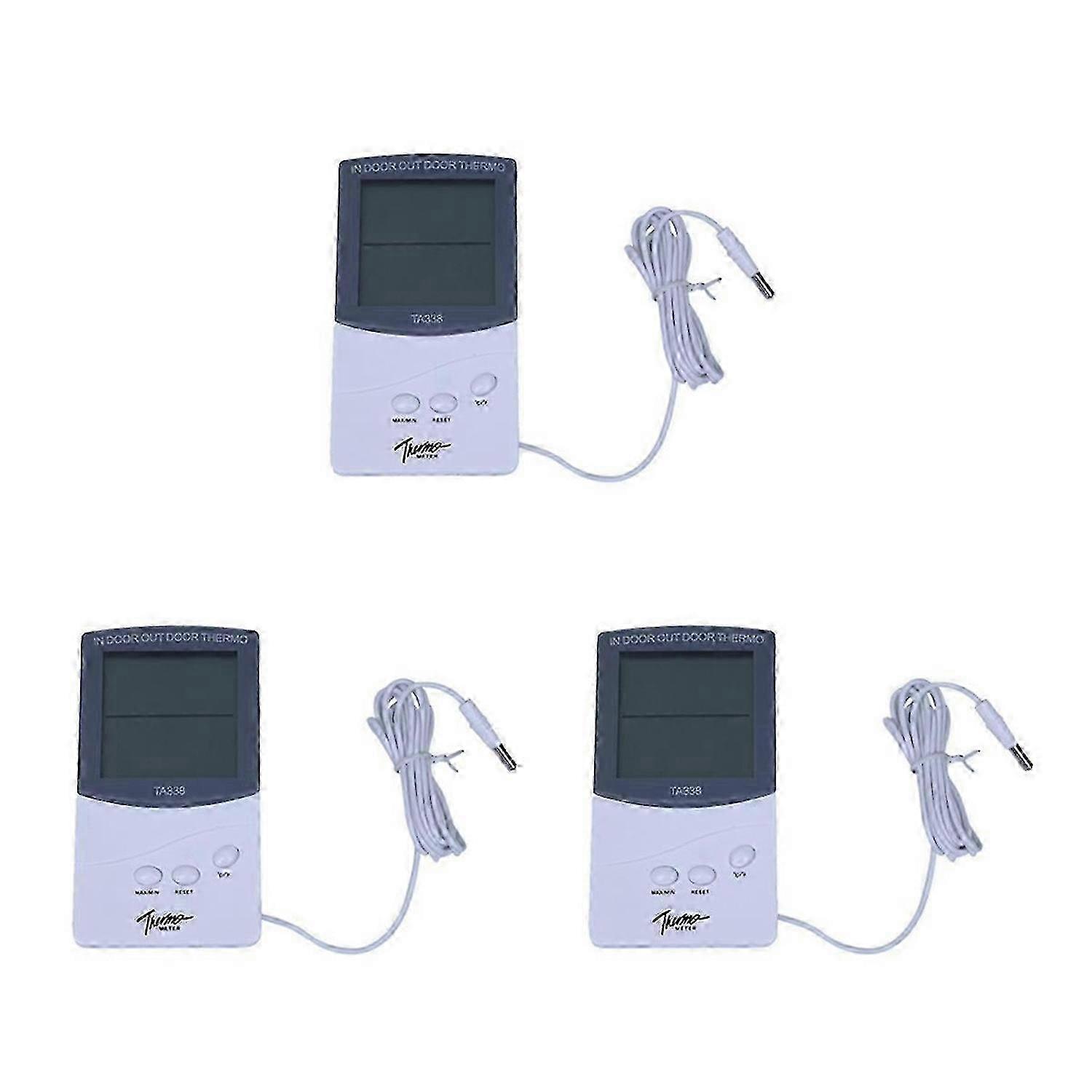 Digital thermometer internal and external temperature probes