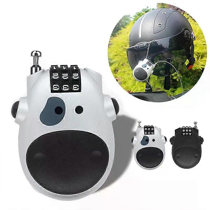 Bicycle Steel Cable Code Lock Suitcase Car Sled Telescopic Wire Rope Lock Bicycle Helmet High-precision Code Wheel Password Lock