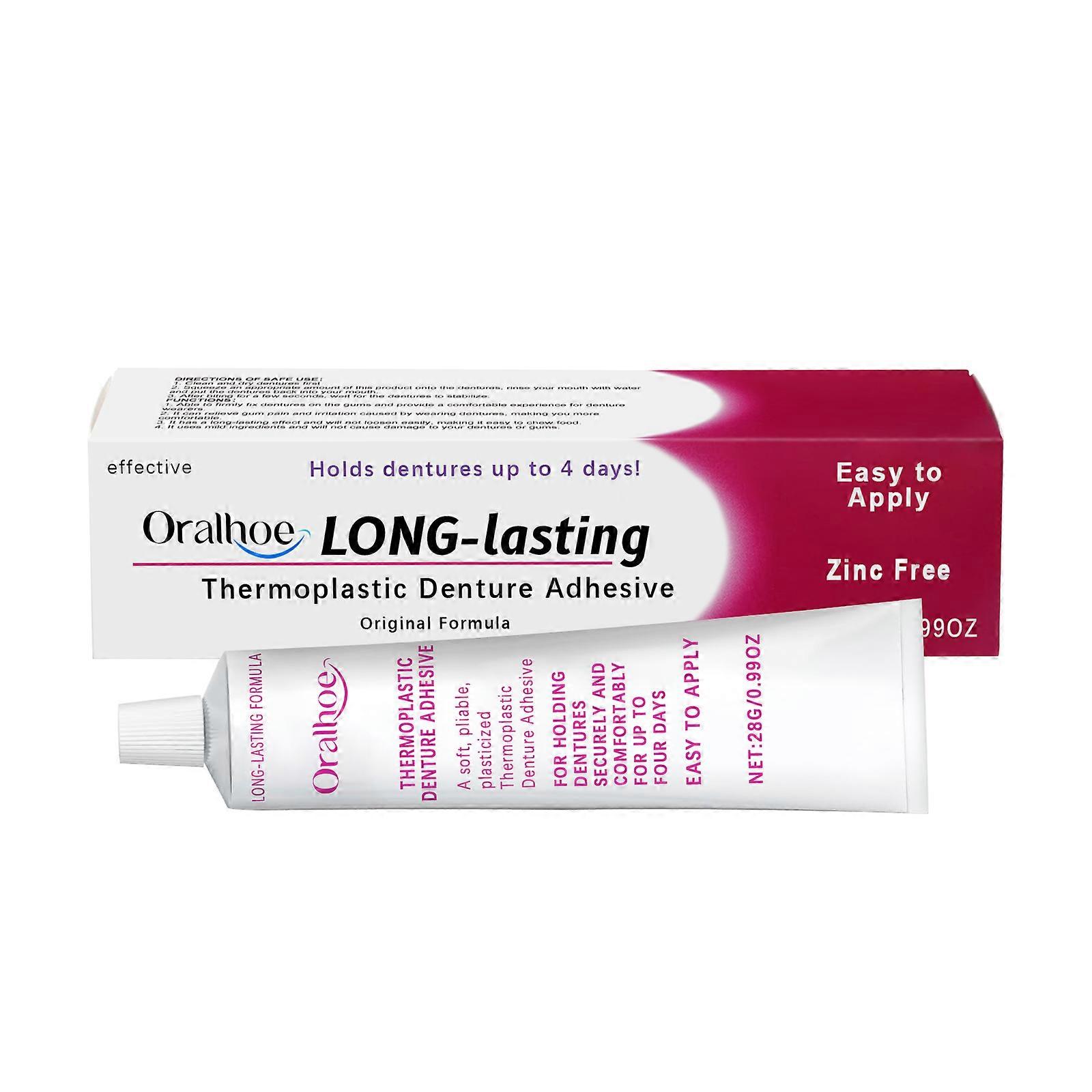 Oralhoe Denture Adhesive Fixes Dentures, Improves Comfort, And Enhances Denture Fit