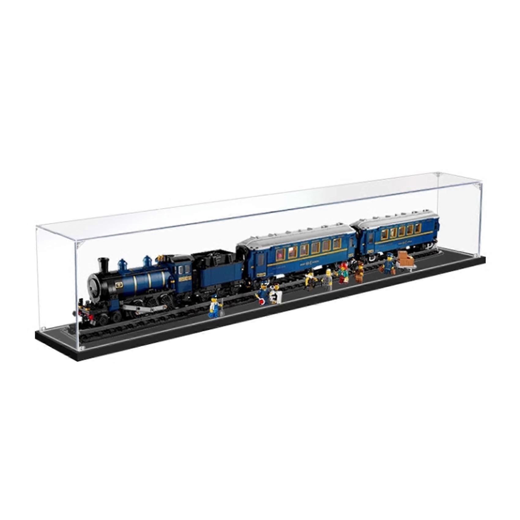 Acrylic Display Case for  21344 Train Model, Dustproof Clear Box, 47.2x5.9x7.8 in, 2mm