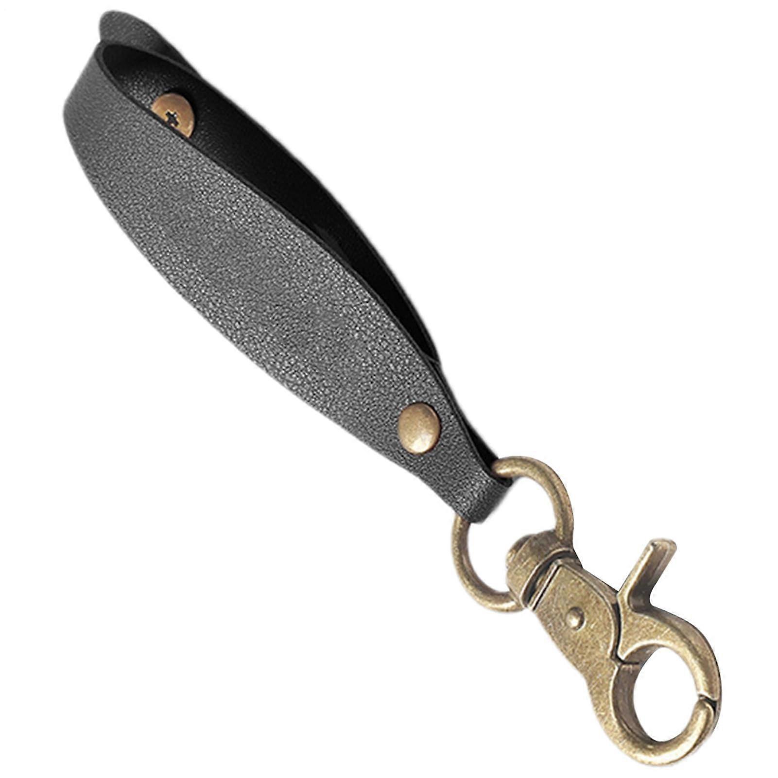 Firefighter Glove Strap Leather Holder with Clip Quick Release Buckle for Work and Outdoor Use