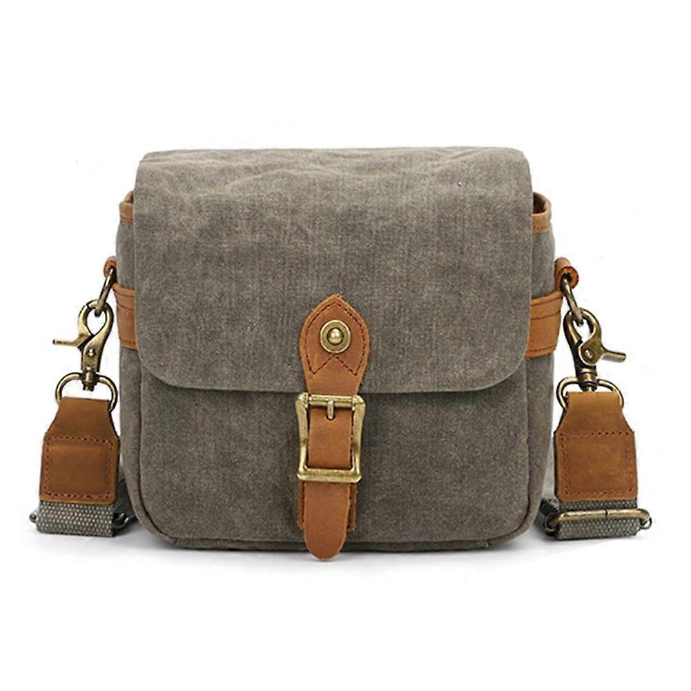 Waterproof Canvas Camera Bag for DSLR and Mirrorless with MultiCompartment Storage