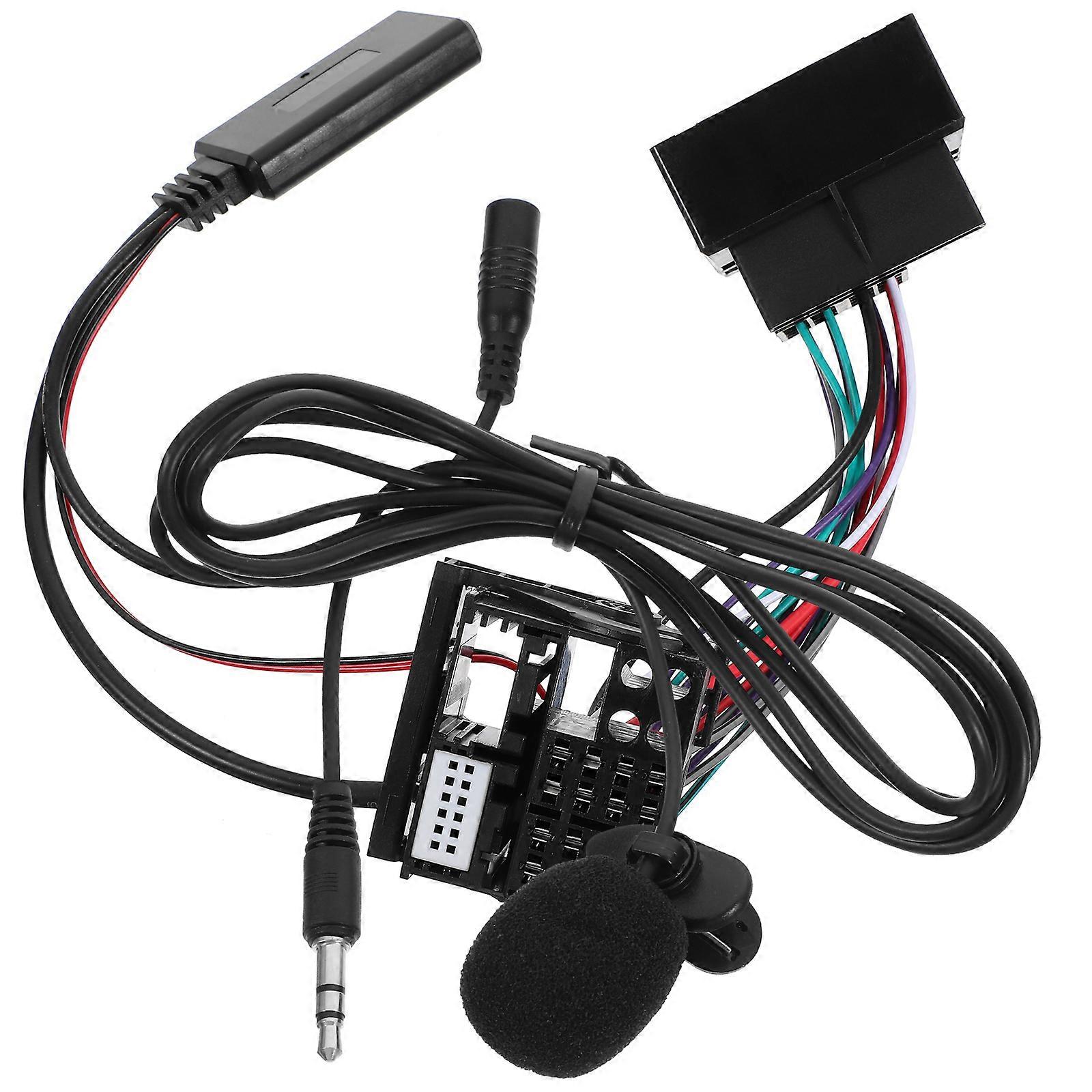 Car Wireless Adapter Audio Receiver for Hands Free Phone Call 2Sets