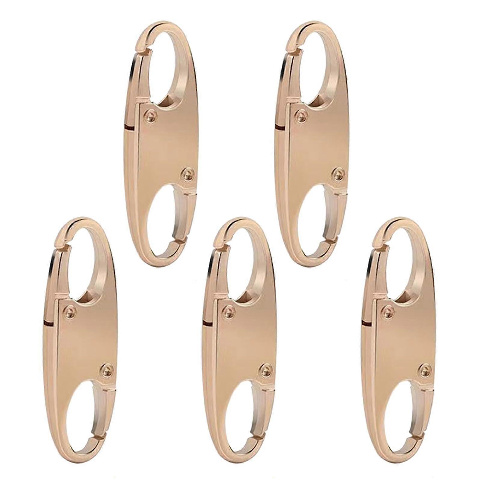 Zipper Lock Pull Replacement Clip for Anti Theft Backpack Purse Durable Alloy MultiBag Use