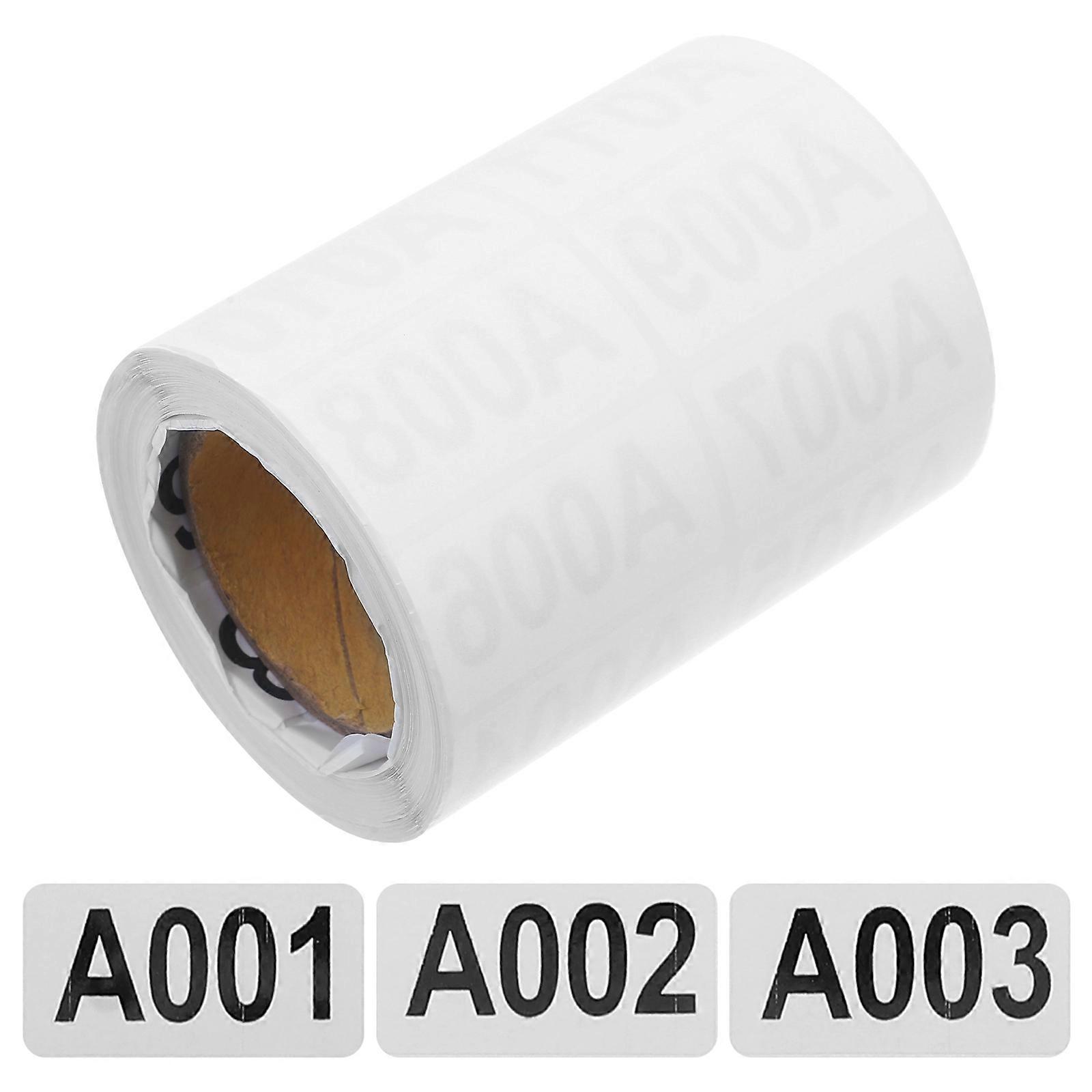 Numbered Stickers Number Label Stickers for Marking 1 Roll Inventory Labels