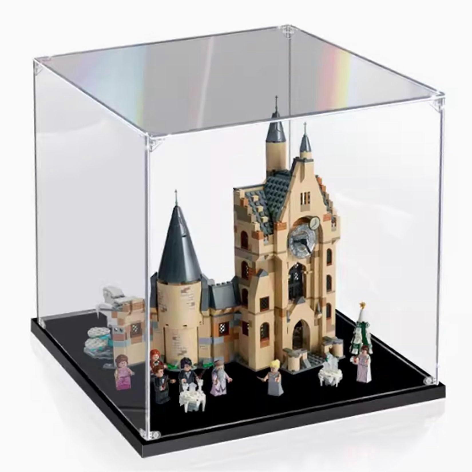 Acrylic Display Case Compatible with  75948 Clock Tower, Clear Dustproof Protective Box with UV Resistance