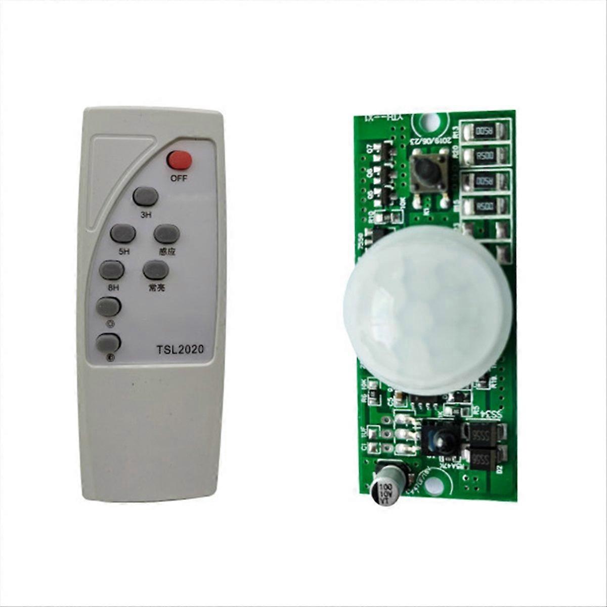 Solar Lamp Controller Circuit Board PIR with Remote Control 3.2V 3.7V