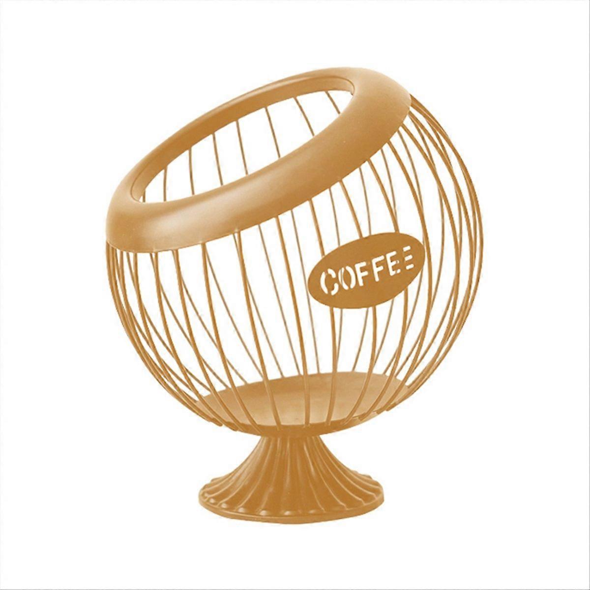 Espresso Kapsel Halter Behälter Counter Kaffeepad-Halter Gold