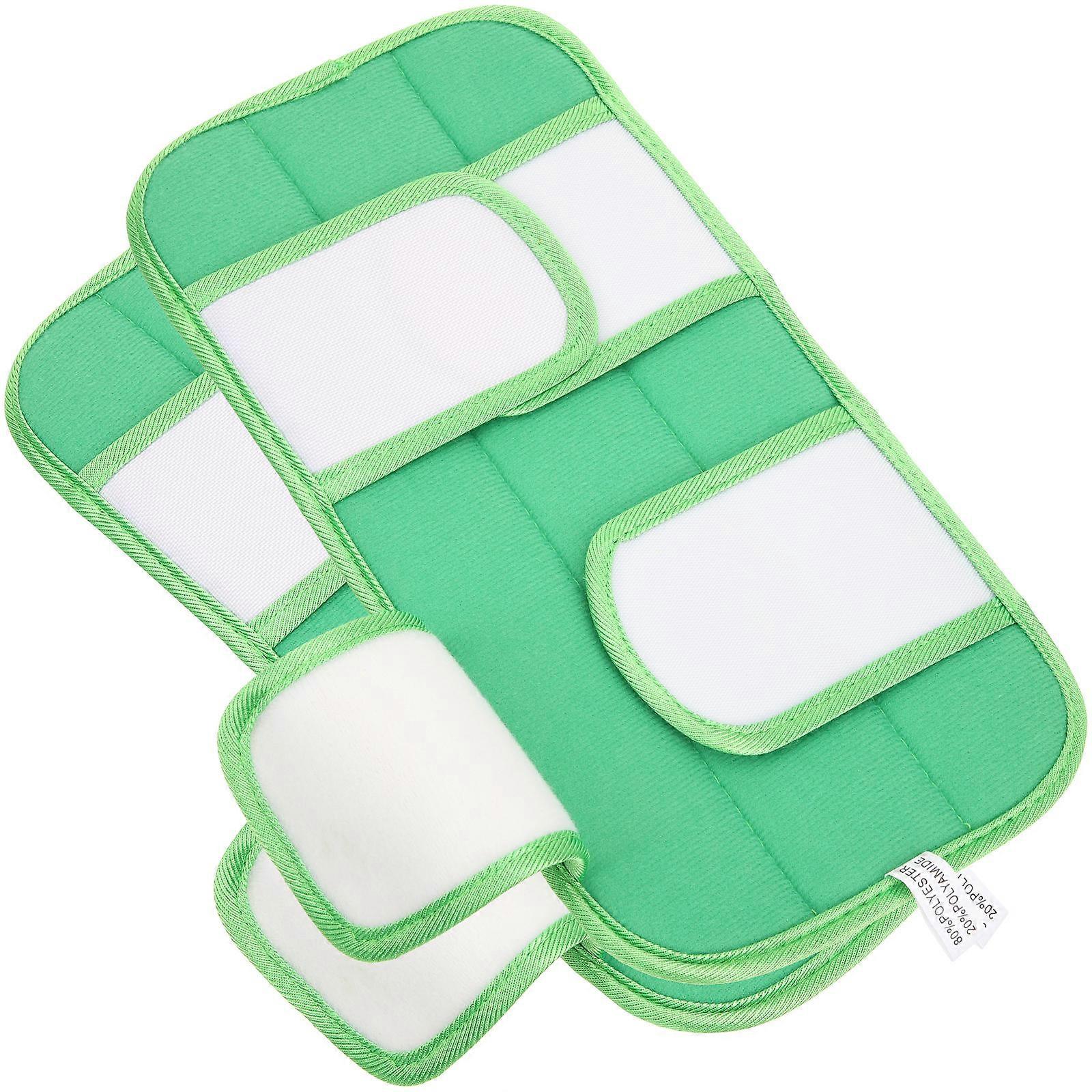 Fiber Mop Pads Replacement for Hardwood Floor 2Pcs Washable Mop Covers