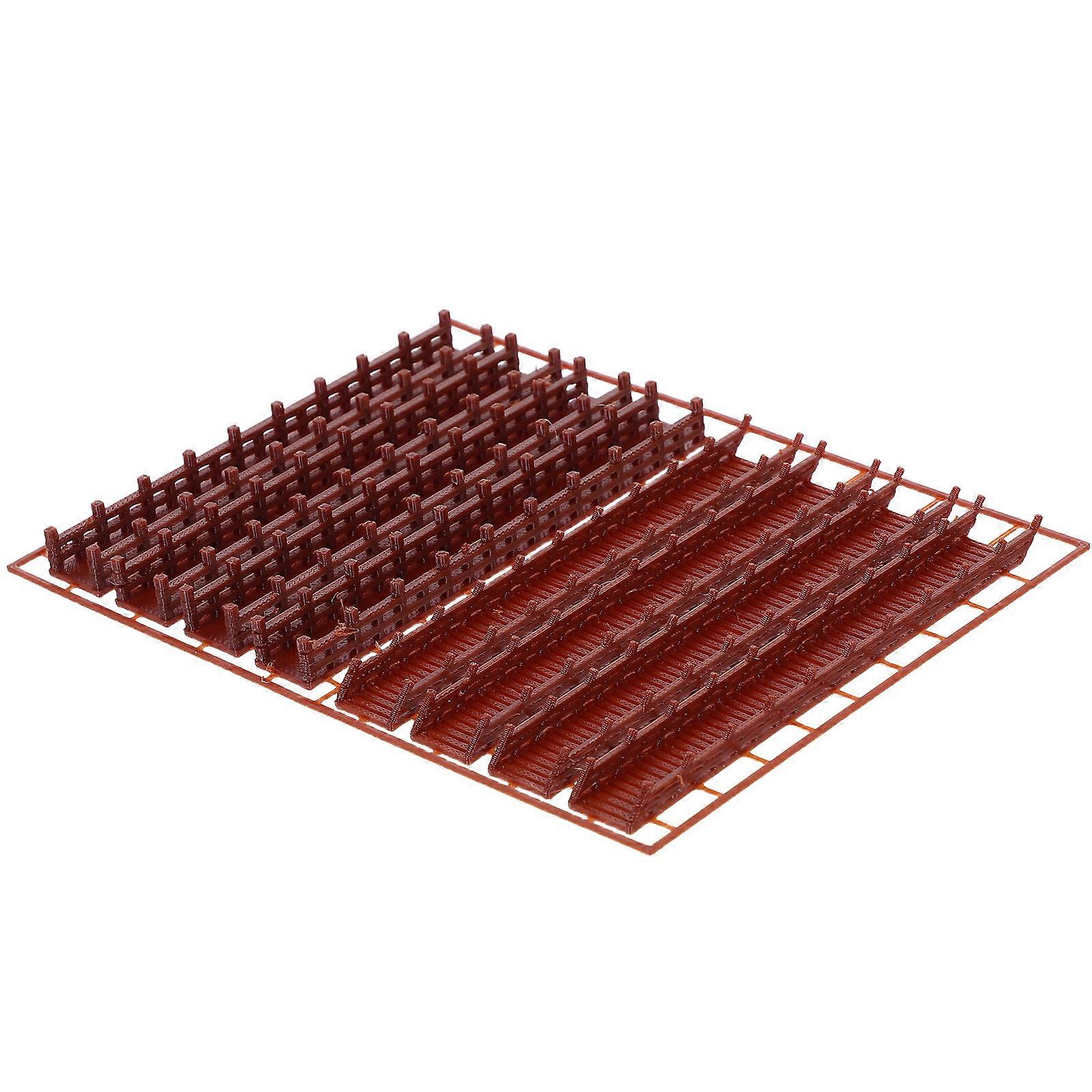 Ancient Building Model Plastic Staircase Railing for Micro Landscape 1Set