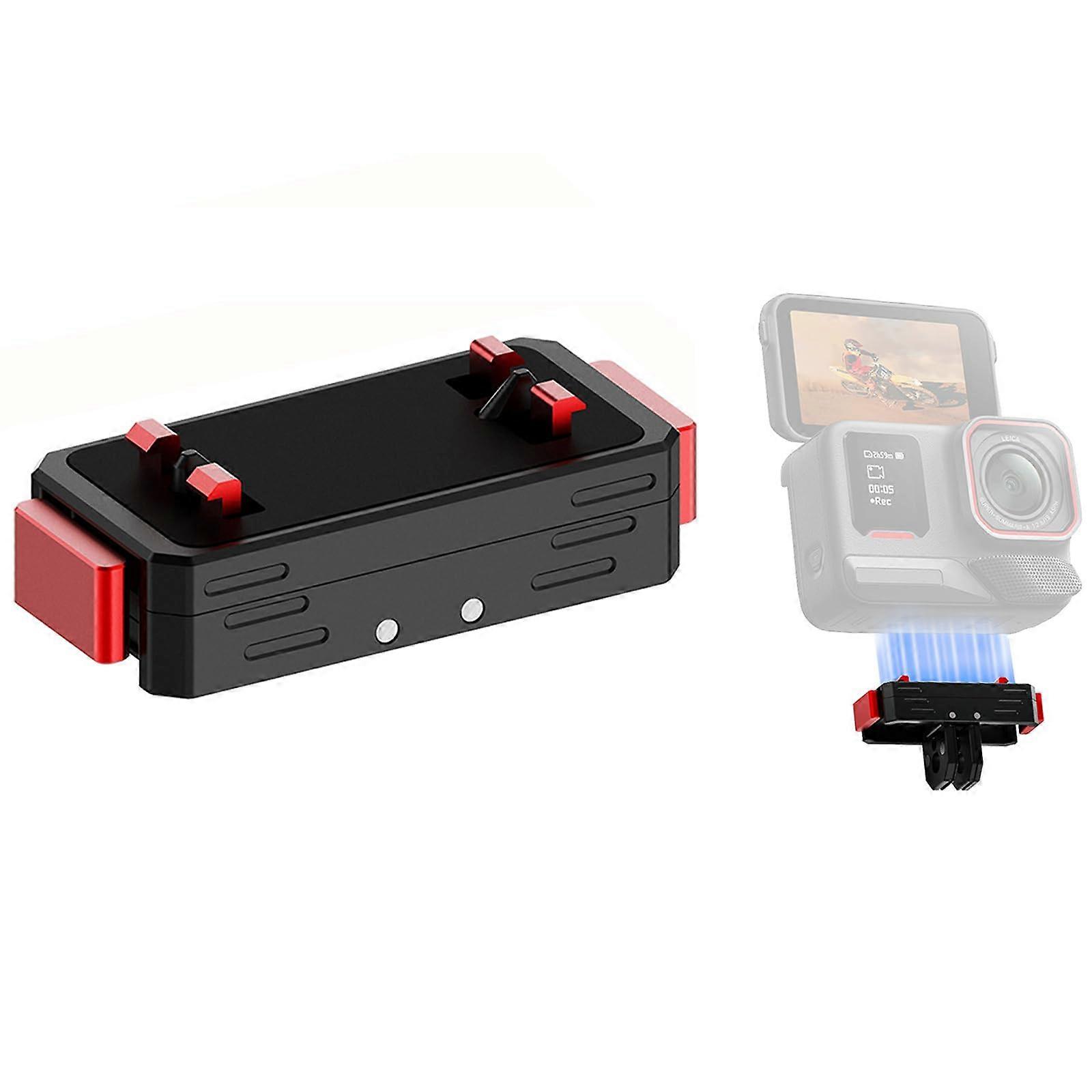 Quick Release Mount Magnetic Aluminum Base for Insta360 Ace Pro2/Pro X5 Action Camera