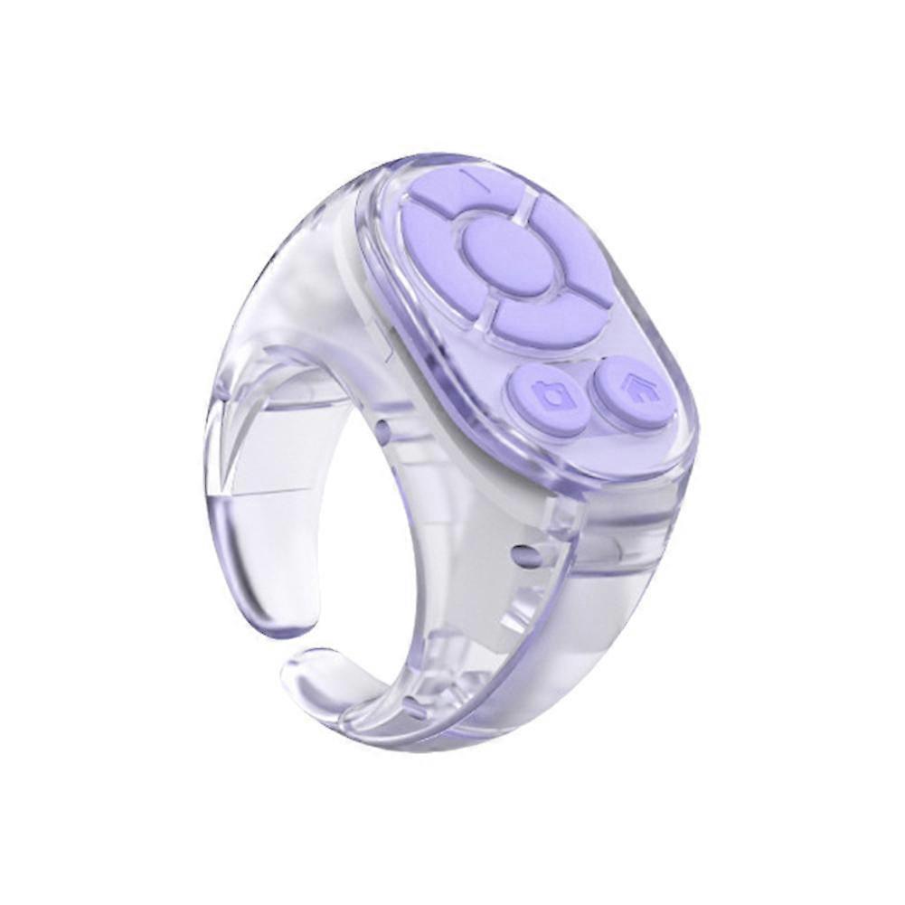 Adjustable Smart Remote Control Ring for Phone Media Browsing and Camera Shutter