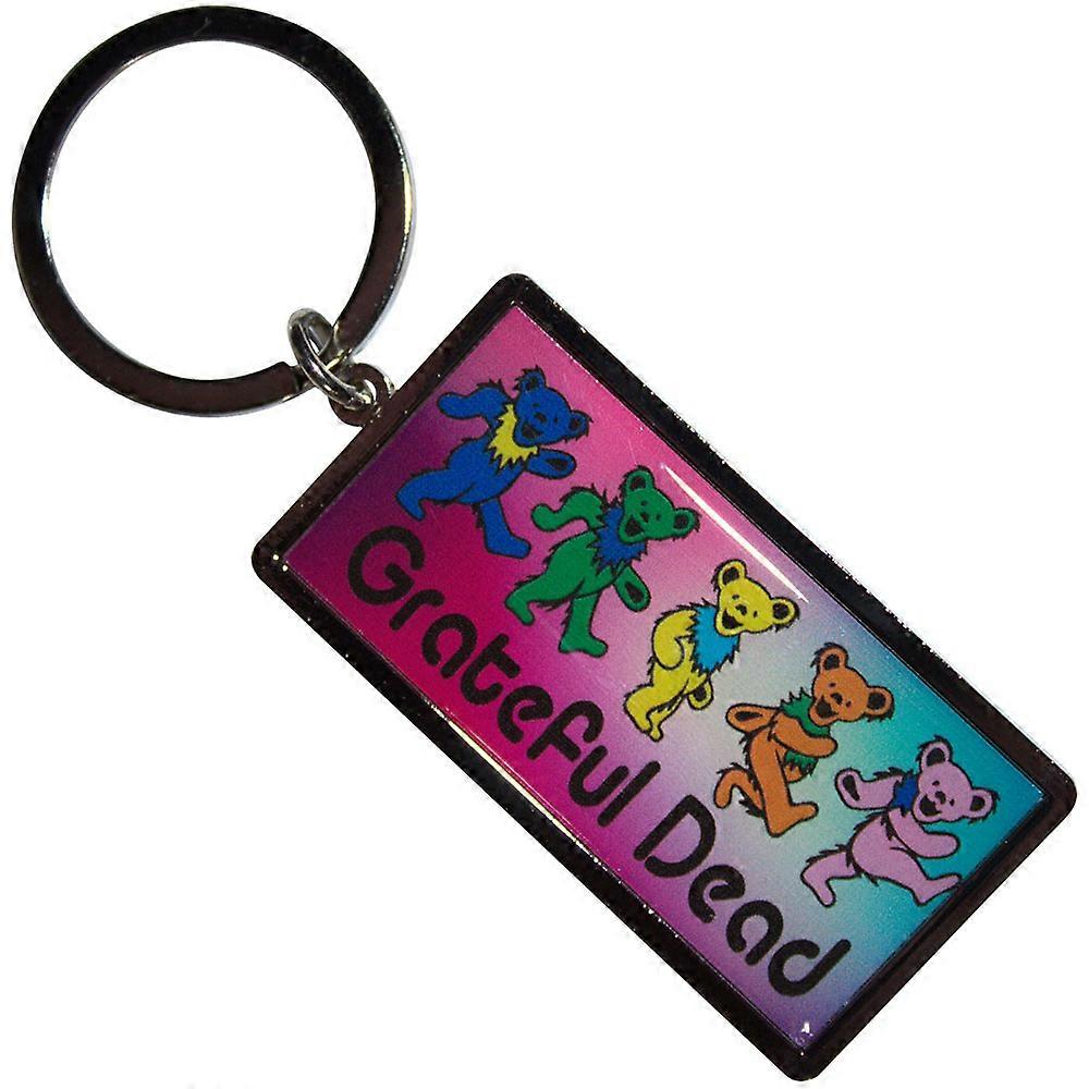Grateful Dead Dancing Bears Keyring Keychain