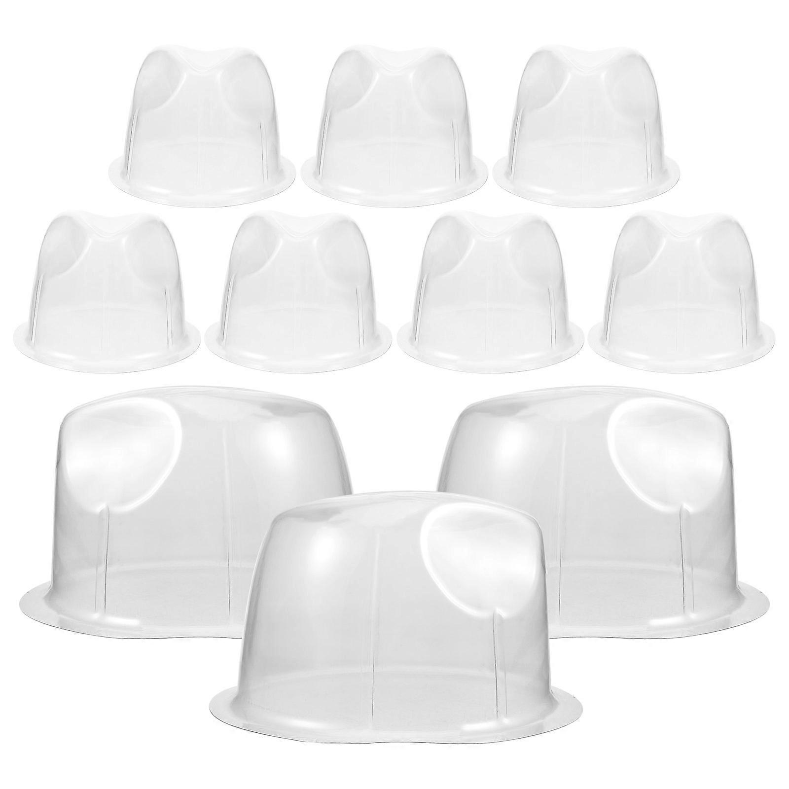 Plastic Hat Holders Hat Support Holders for Caps 10Pcs PVC Material