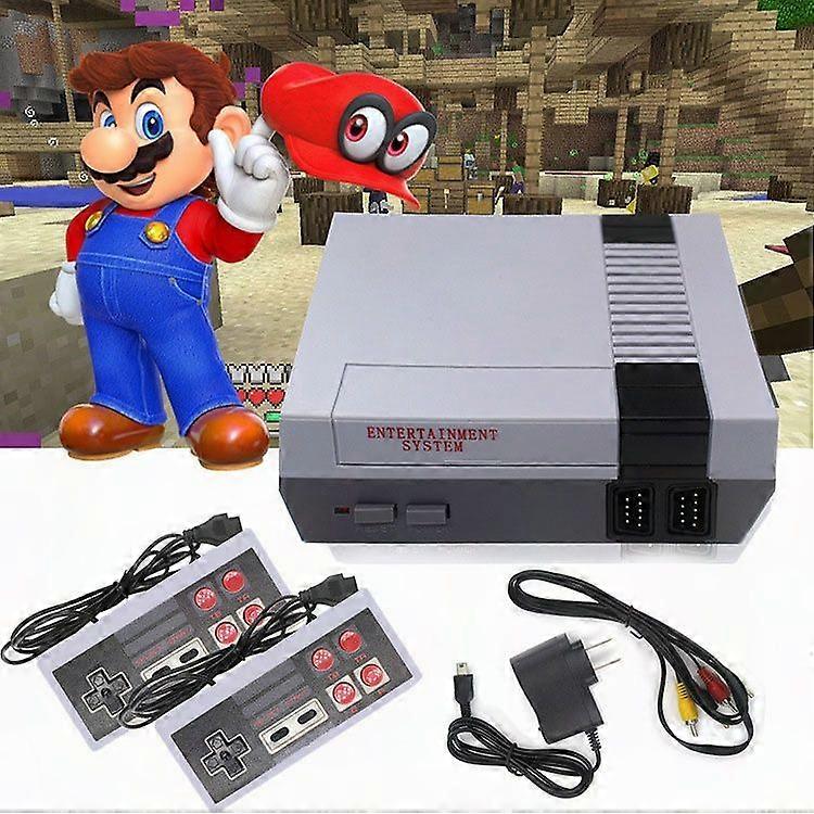 Retro Game Console with 620 Games, AV/HDMI HD Output, Plug & Play, Classic Mini System for Adults & Kids