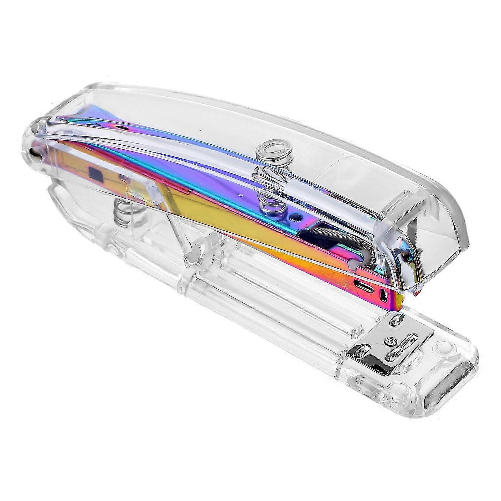 Stapler Office Stapler for Paper Binding Plastic Transparent Multi
