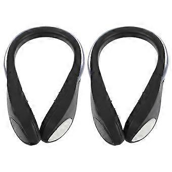 Clips lumineux pour chaussures de vélo, pour une visibilité nocturne (lot de 2).