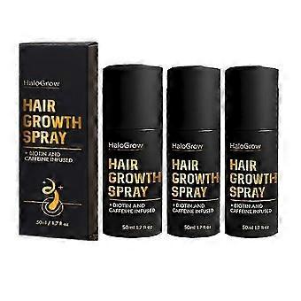 1-3 stuks 50ml HaloGrow Haargroeispray Vermindert Haaruitval Biotine Haarverdikkend Milde Hergroeimist Voor Vrouwen & Mannen_nkx