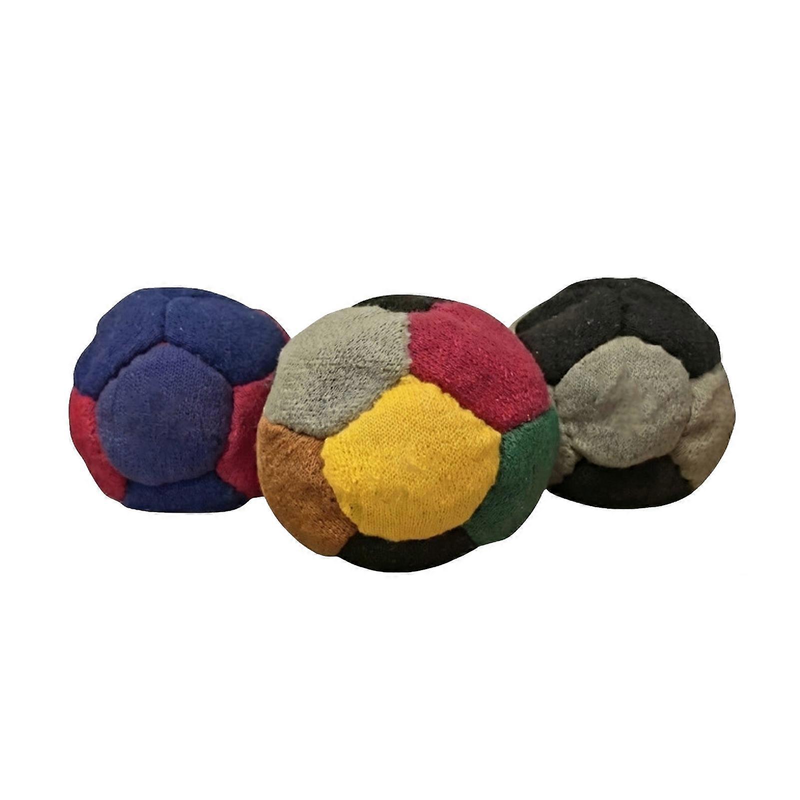 Hacky Sack Footbag - Soft & Unique Pattern - for Family Fun & Skill Building