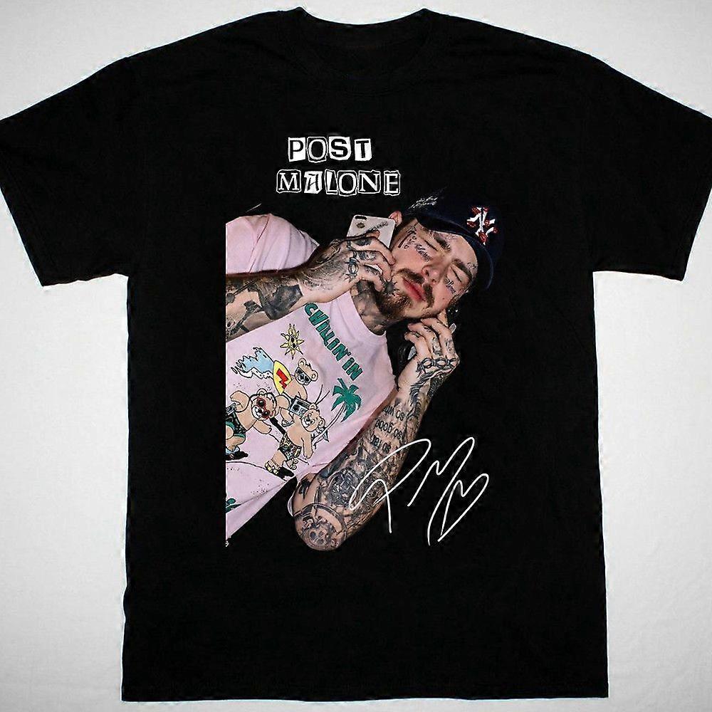 Camiseta Post Malone com assinatura SR13