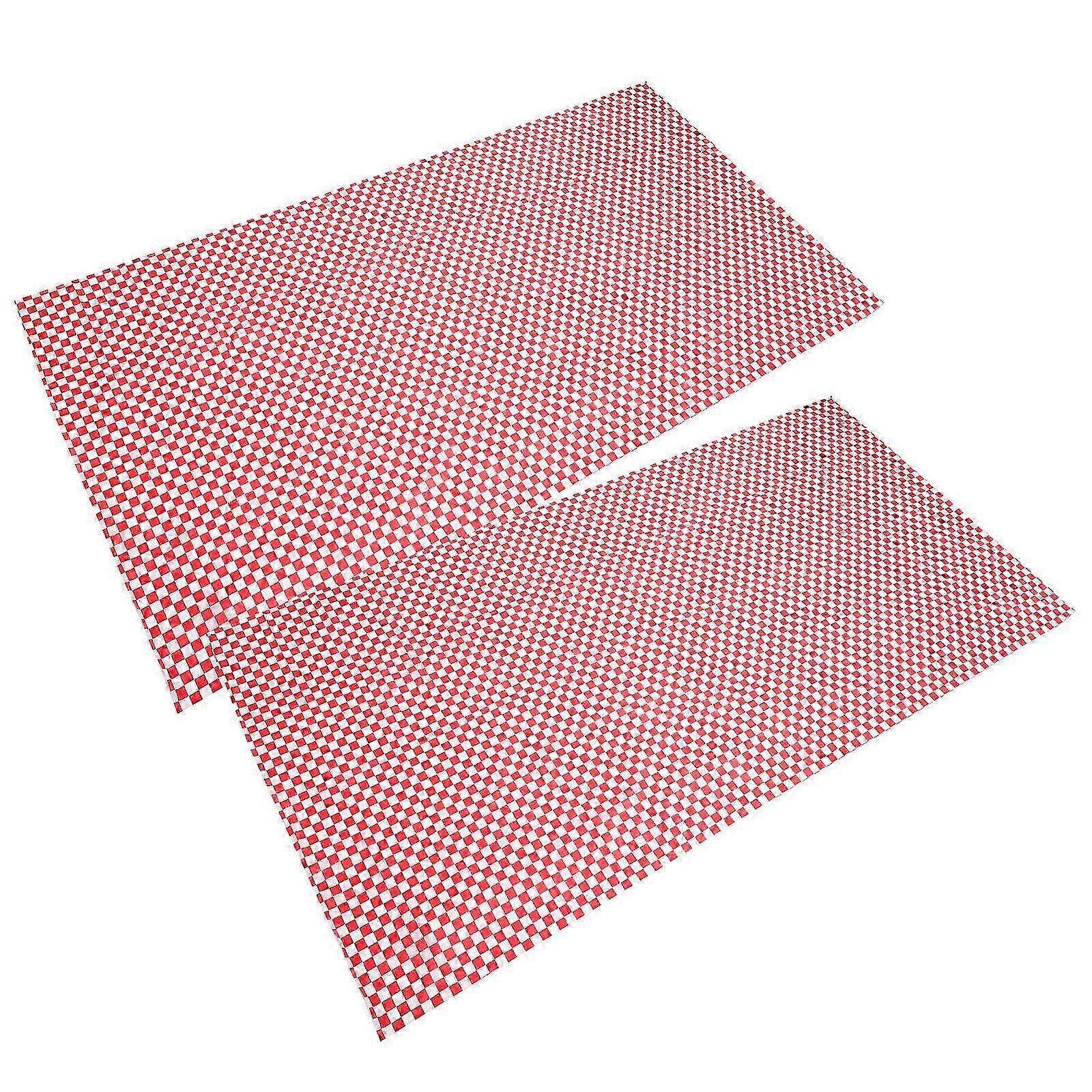 4Pcs Checkered Tablecloth Plastic for Decoration Rectangular Dining Covers