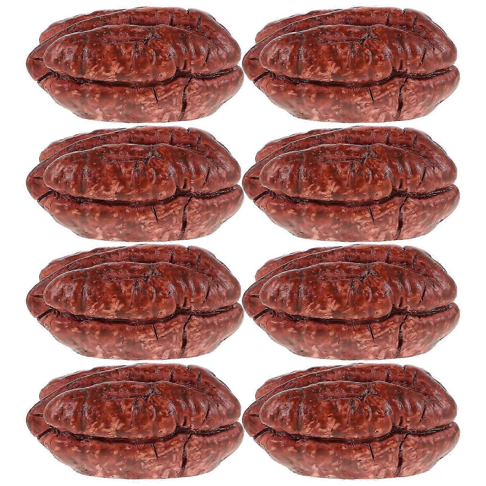 Simulation Nut Model for Creative Projects with 10Pcs Mini DIY Decor Ornaments 26-27
