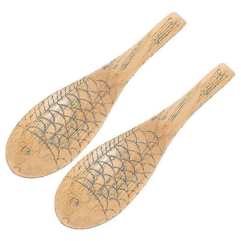 2pcs Kitchen Tableware, Fish Pattern Scoop