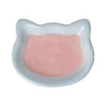 Whisker Friendly Cat Bowl – Wide Shallow Ceramic – for Kittens & Adult Cats