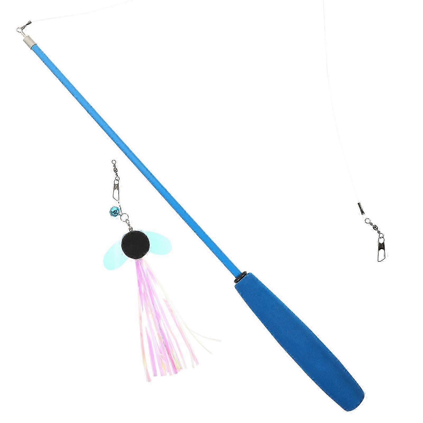 Interactive Cat Teaser Stick | Adjustable Three-Section Cat Wand for Pet Use