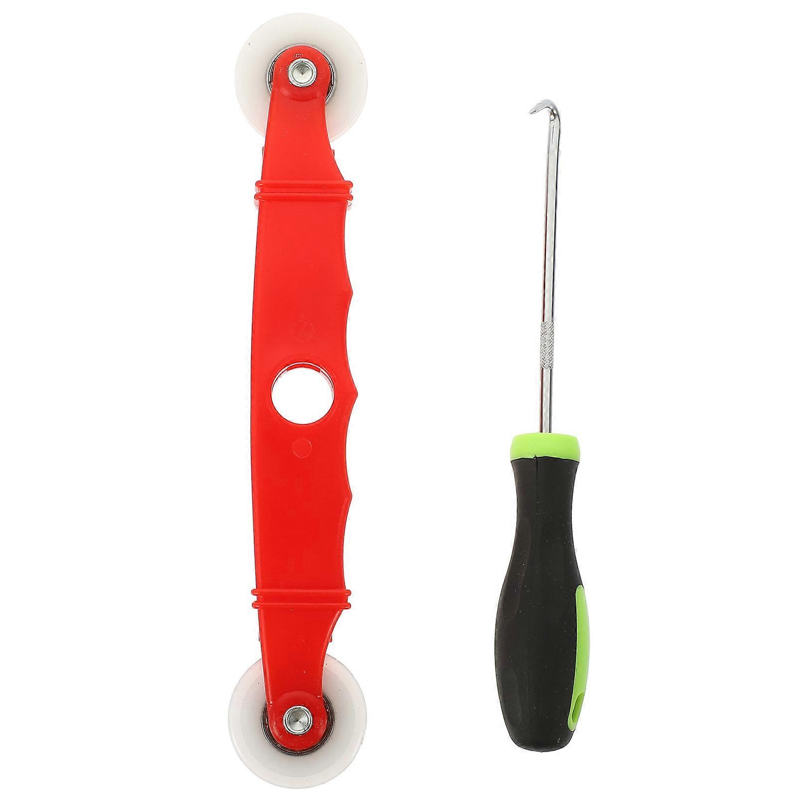 1pc Mesh Screen Window Installation Tool Screen Roller with 1pc Remover Hook