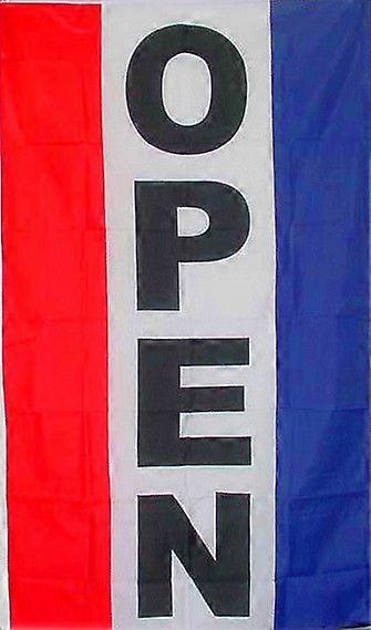 Offene vertikale Flagge FFGG-1036