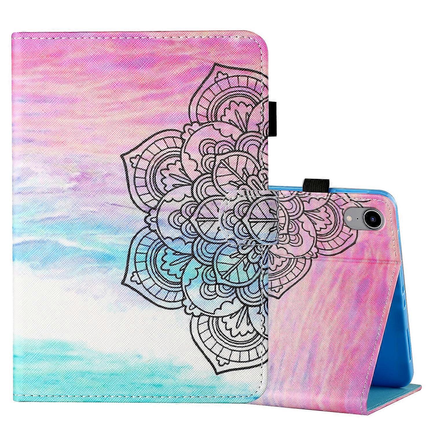 For Apple iPad Mini 2024 8.3 inch / Mini 6 2021 Faux Leather Motif 7 Case Cover