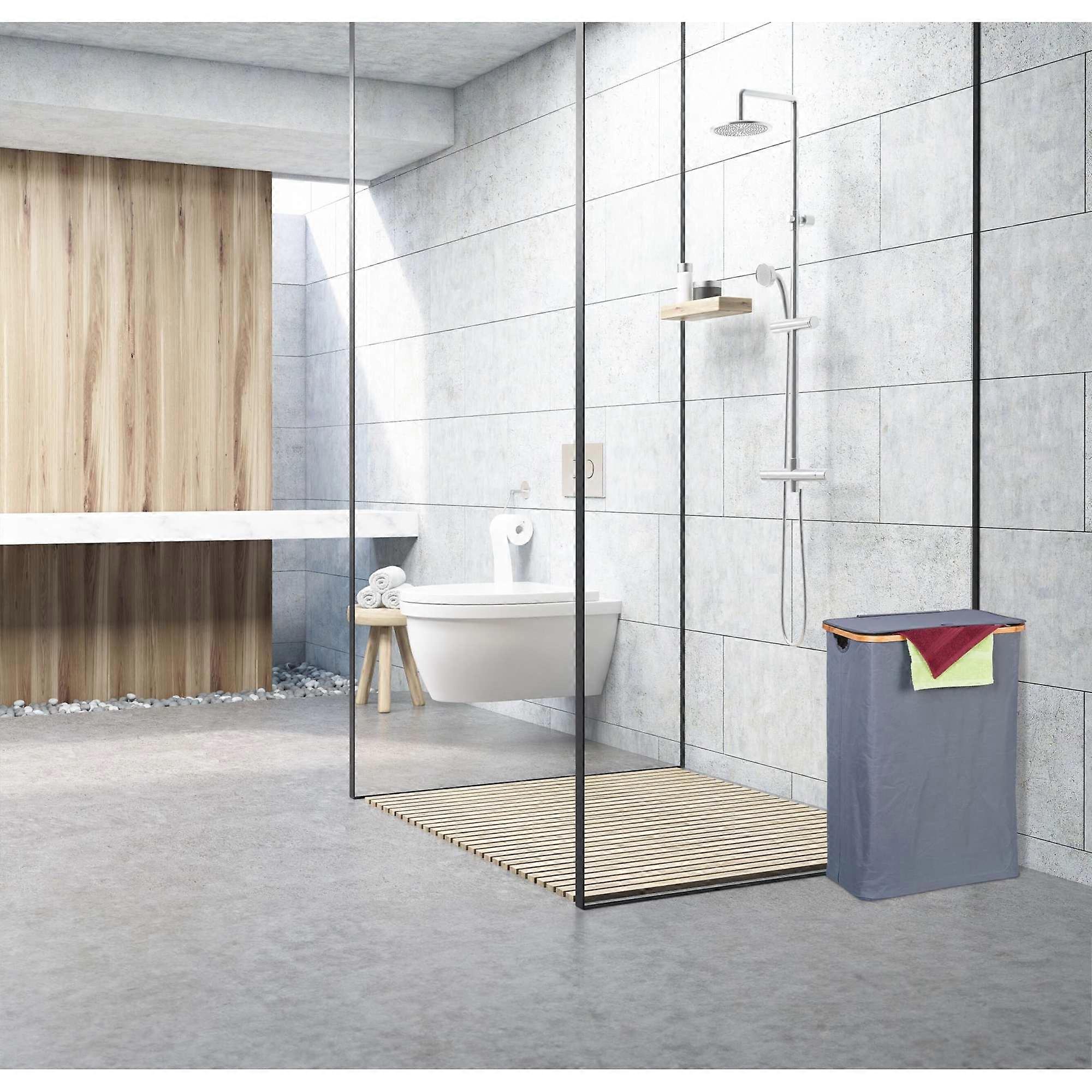 Laundry basket with lid 105 l