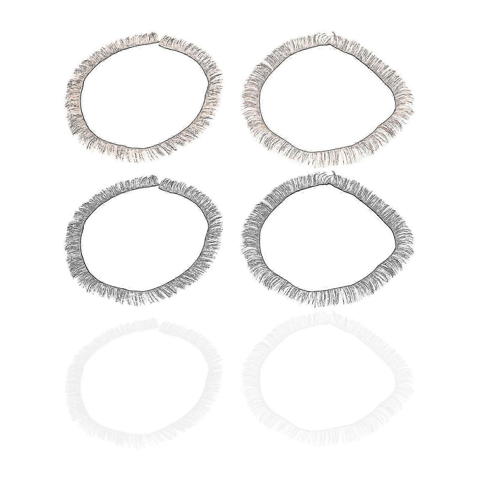 Doll Eyelashes Decorative Eyelashes for Craft Making 6Pcs Set