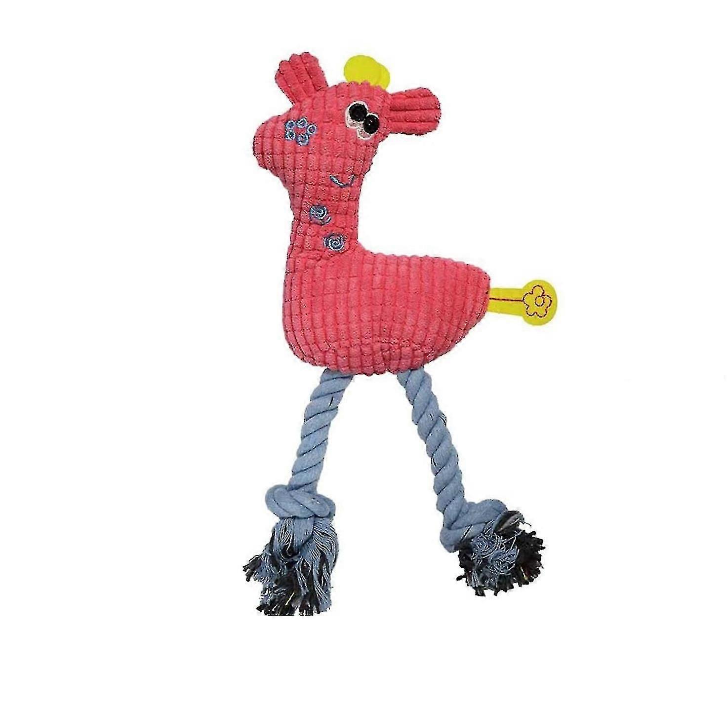 Chewable Dog Plush Toy With Ropes