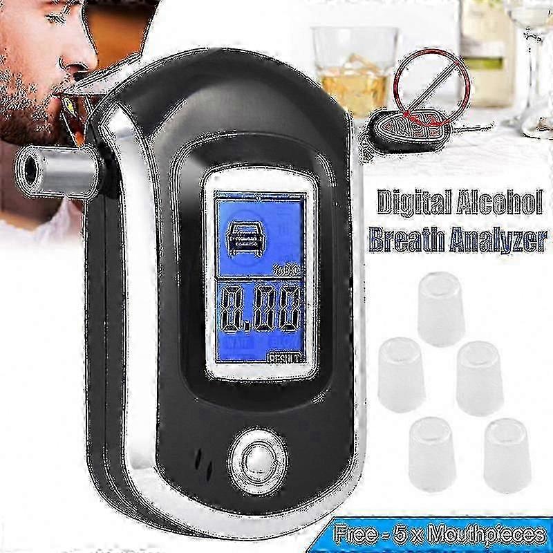 Digitaler Atemalkoholtester mit LCD-Display