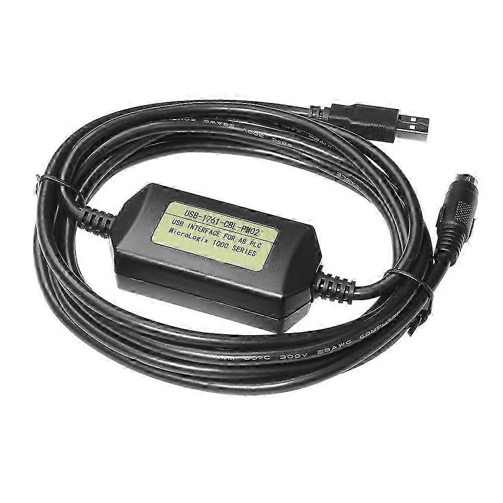 USB-1761-CBL-PM02 compatible withAllen Bradley-Micrologix 1000/1200/1400/1500 Series PLC Programming Cable