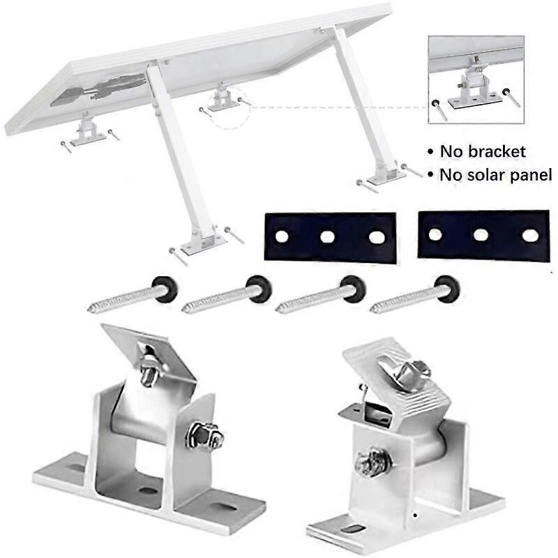 Adjustable solar panel mounting kit (15-30°)