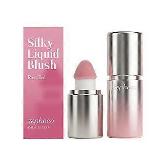 Zephoco rose red silky liquid powder blusher light, thin, soft and misty, natural, daily facial makeup