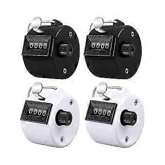 Pack of 4 Counter Clicker 4-Digit Number Count,Handheld Mechanical Counters Clickers Pitch Counter