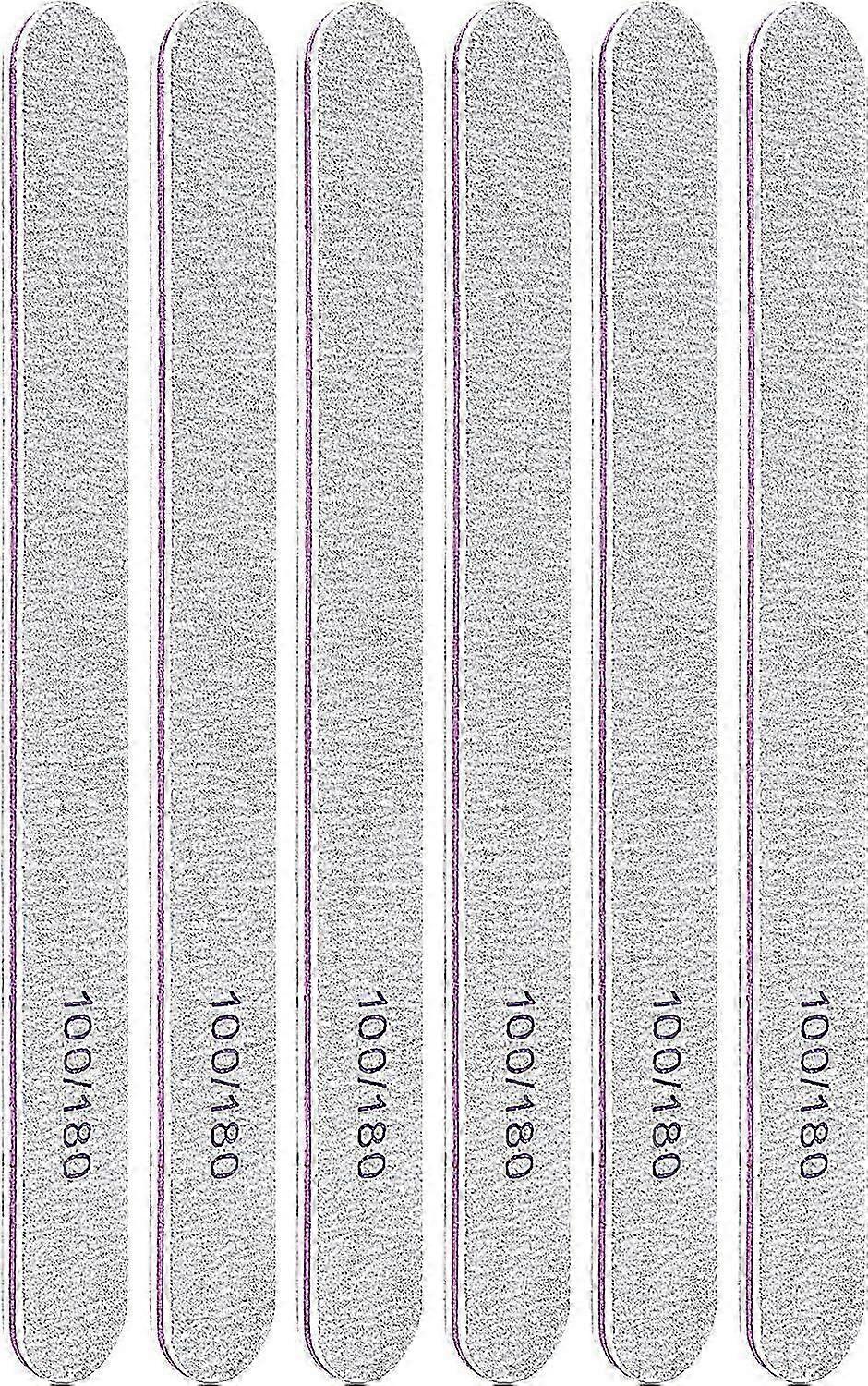 25 Pack Professional Nail Files (Grey)
