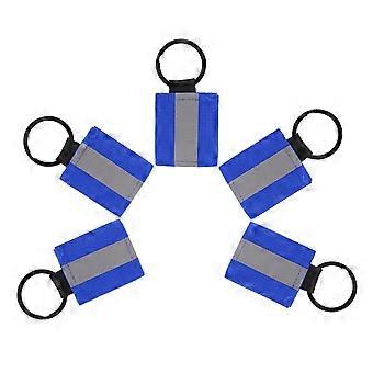 Reflective Keychain Set with DoubleSided  Visibility Safety Tags for Backpack and Night Walking