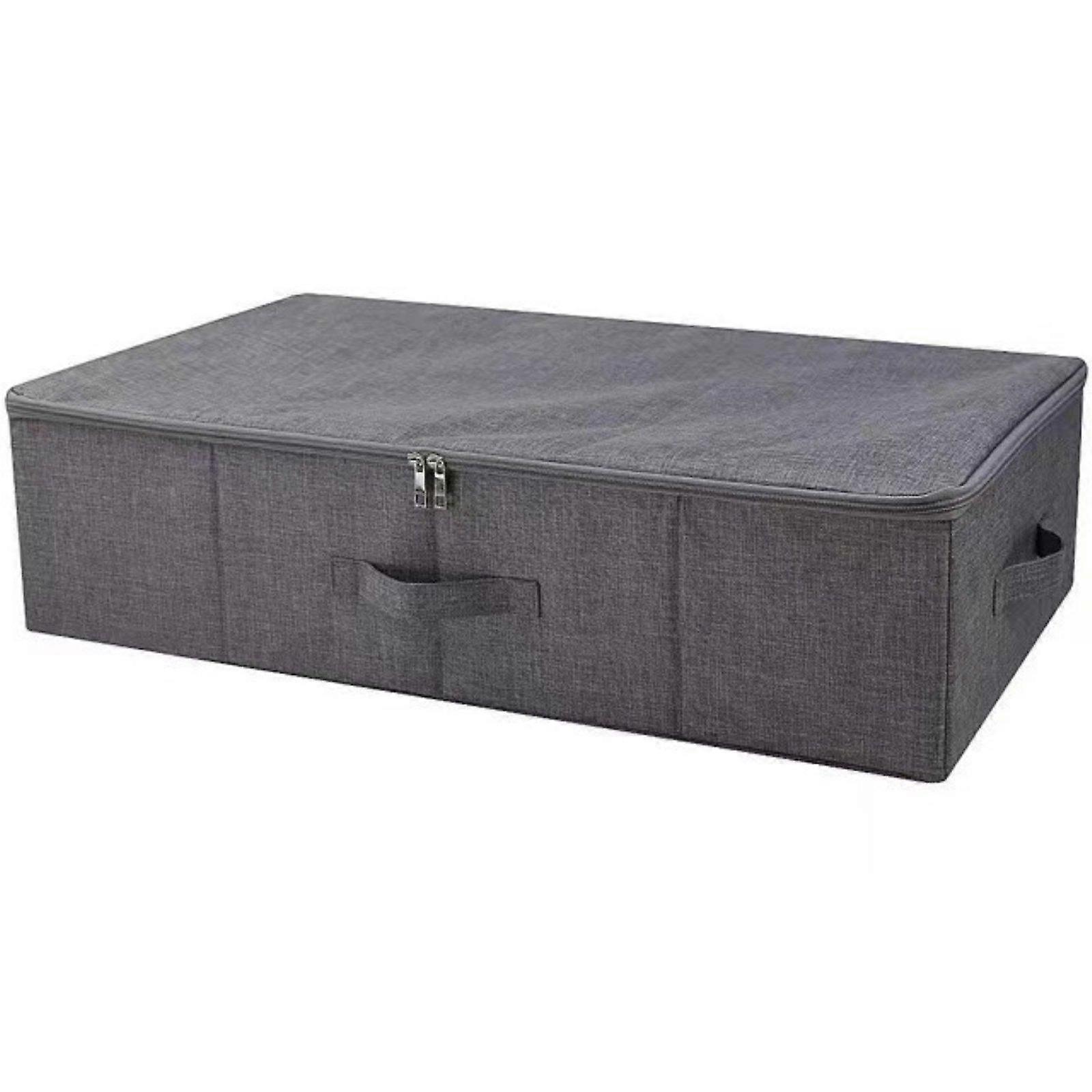 Underbed Storage Container Bidirectional Zippers Under Bed Storage Bin Space